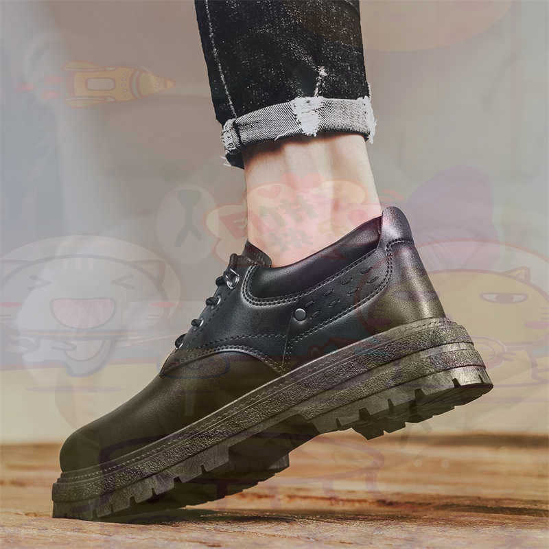 Men'S Grooming Deodorant - Zapatillas deportivas de cuero Natural oscuro