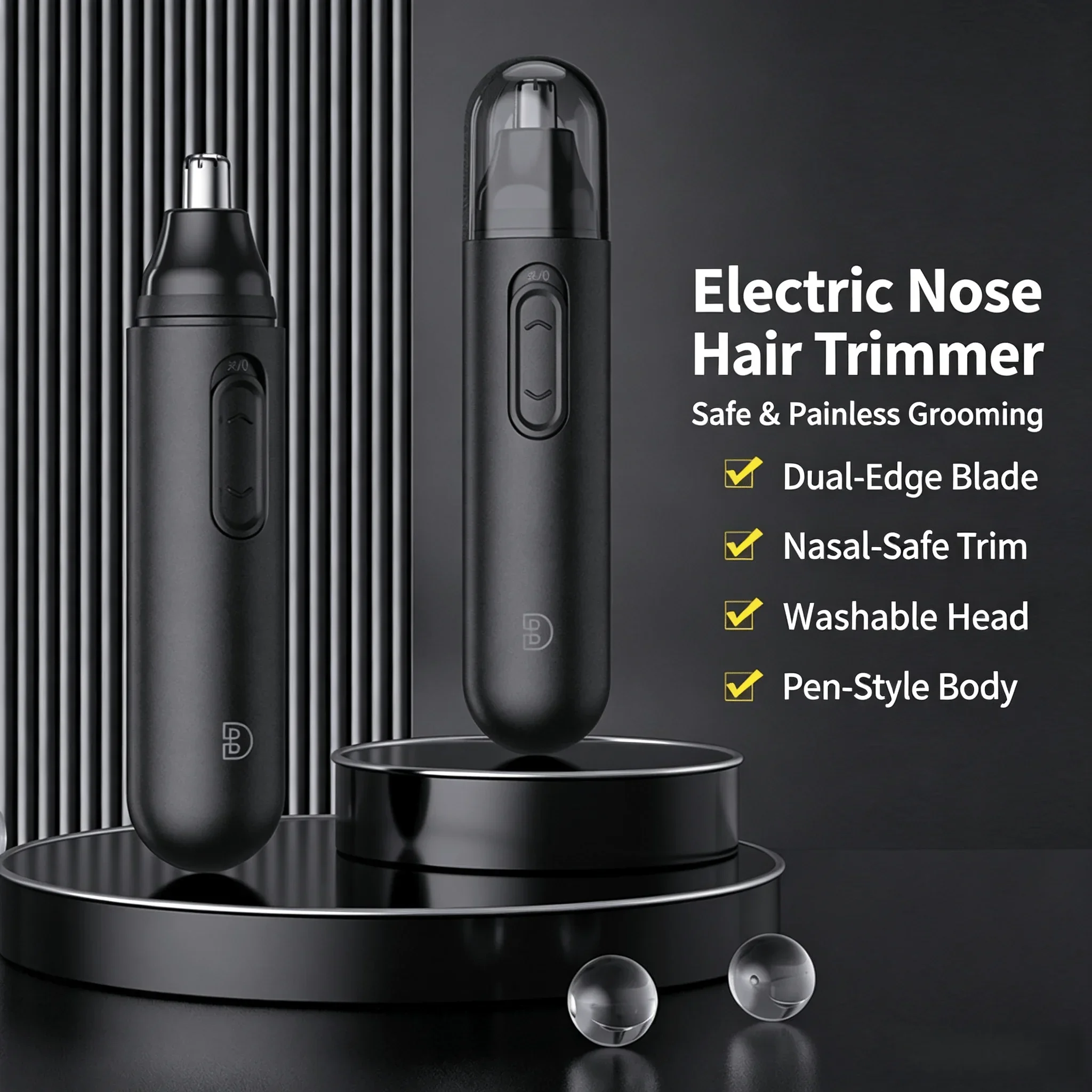 Men'S Grooming Ear Hair - Recortador de vello nasal eléctrico multifuncional