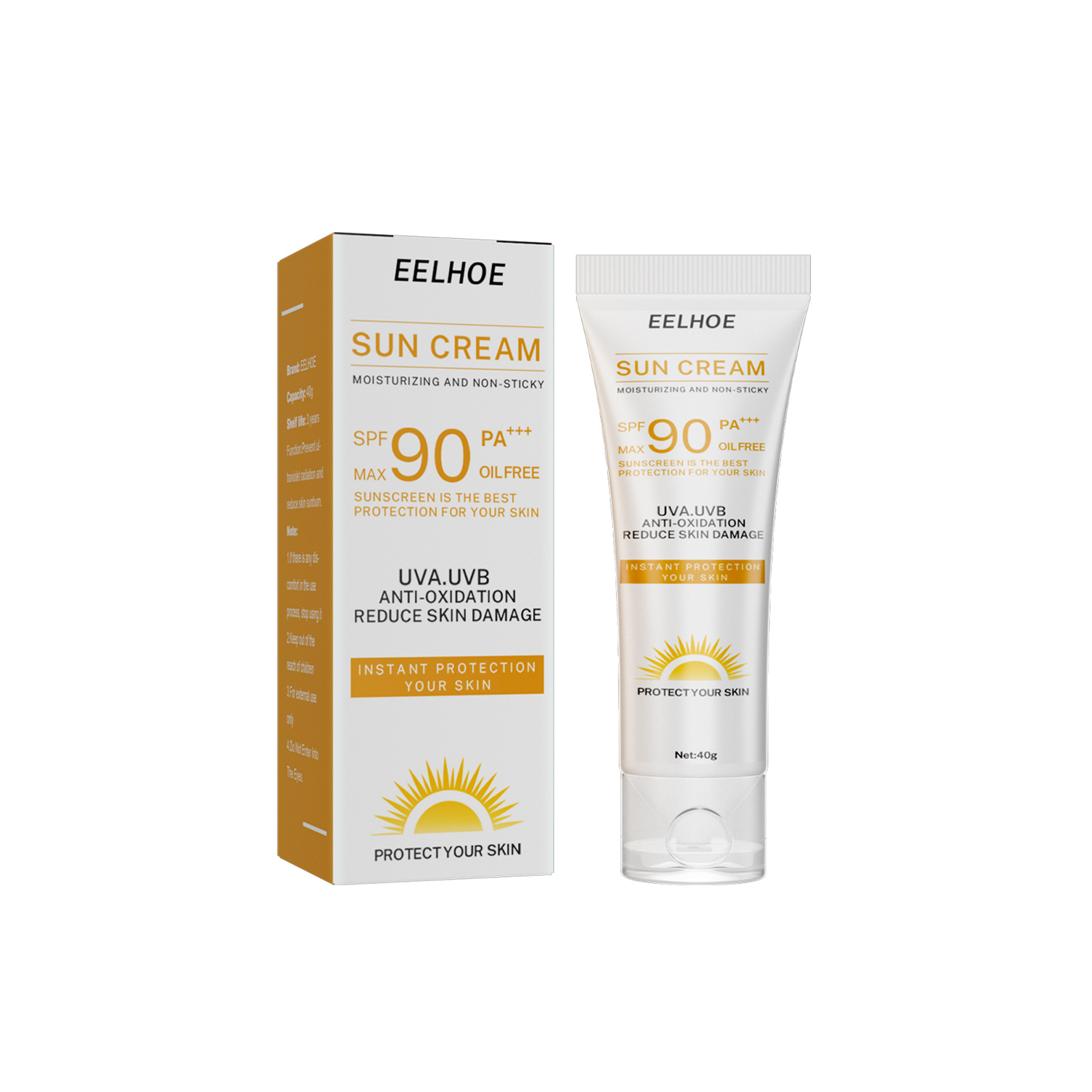 EELHOE protector solar Spf 90  - Face Moisturizer Spf reseña y precio