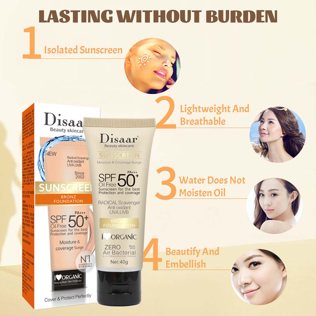Protector Solar SPF 90++++ Nut - Face Moisturizer Spf reseña y precio