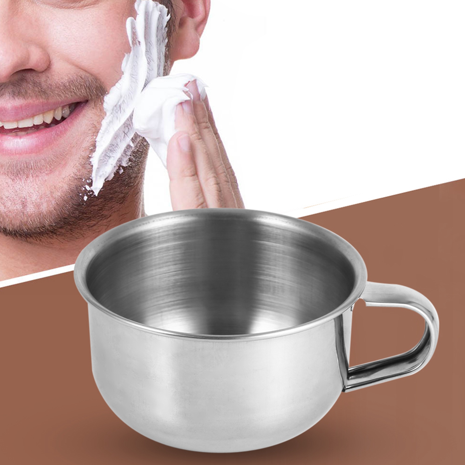 Nuevo tazón de acero inoxidabl - Shaving Bowl Soap reseña y precio