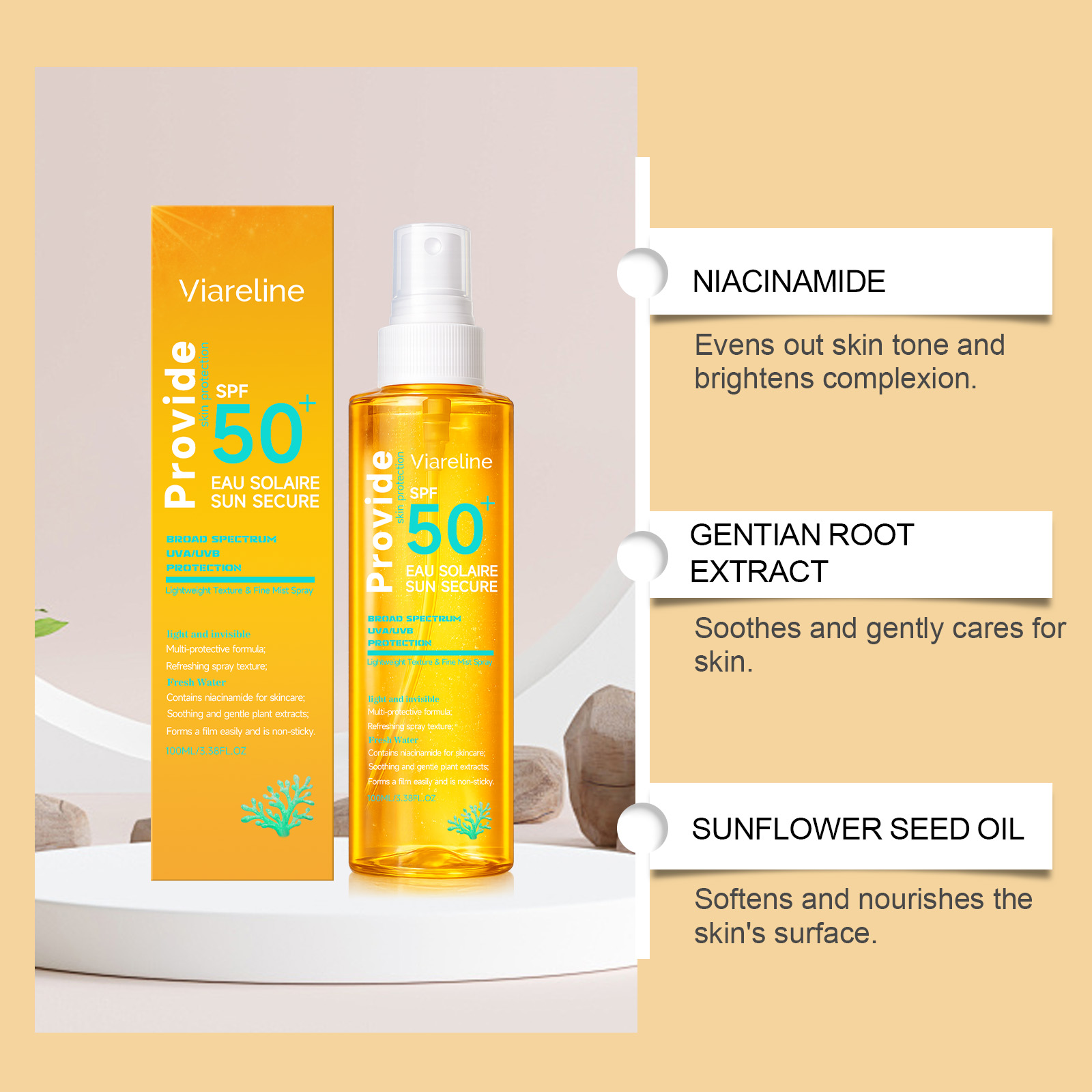 Spray Protector Solar Hidratan - Face Moisturizer Spf reseña y precio