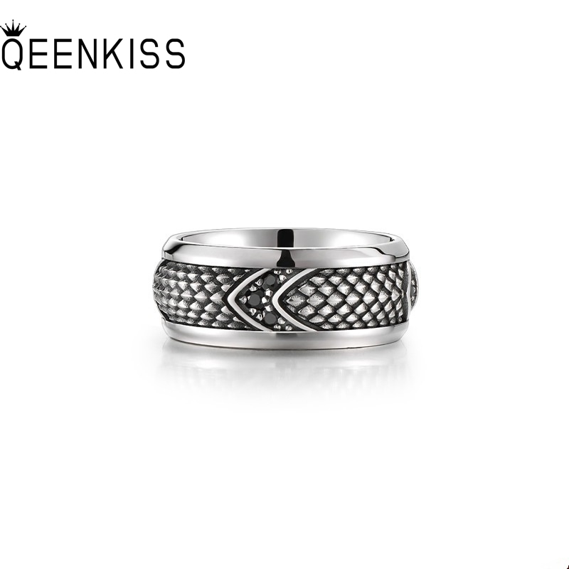 QEENKISS Anillos de plata de l - Men'S Grooming Set Gift reseña y precio