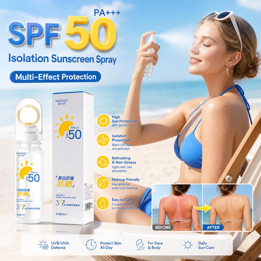 Spray de protección solar Spf  - Face Moisturizer Spf reseña y precio