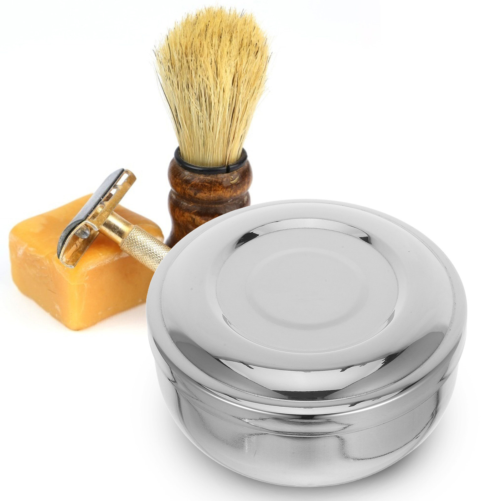 Taza de Afeitar de Acero Inoxi - Shaving Bowl Soap reseña y precio