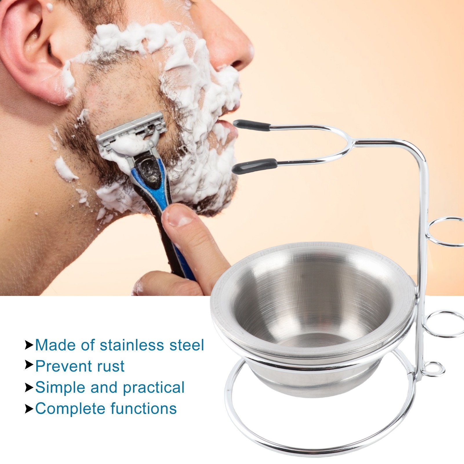 Juego de Soporte y Tazón para  - Shaving Bowl Soap reseña y precio