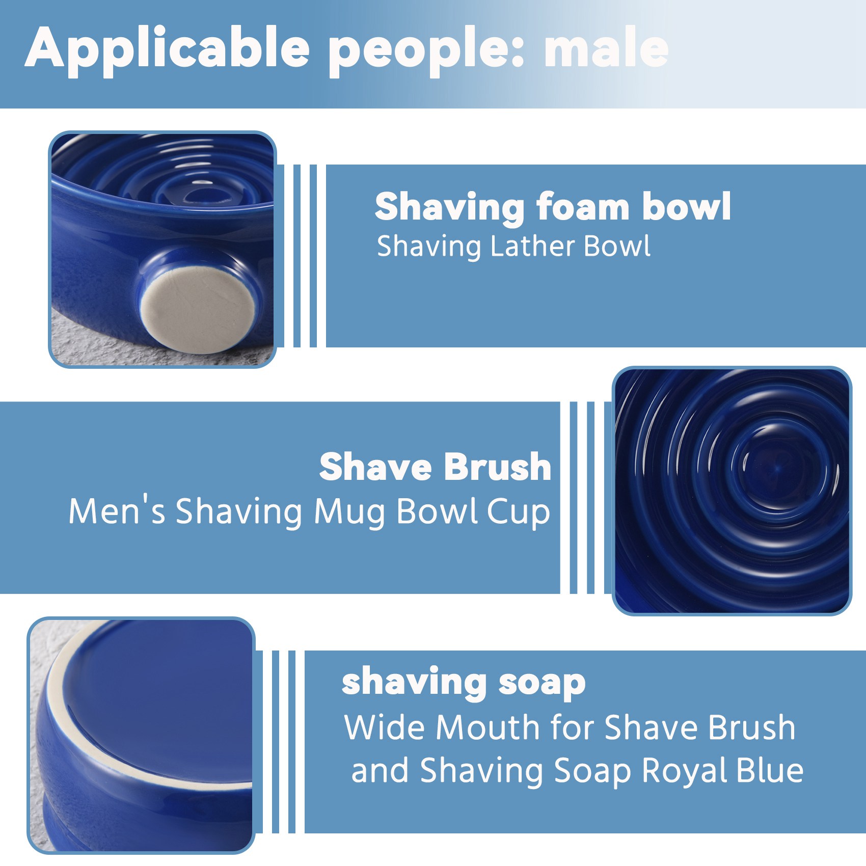 YCOC- Taza para afeitar para h - Shaving Bowl Soap reseña y precio