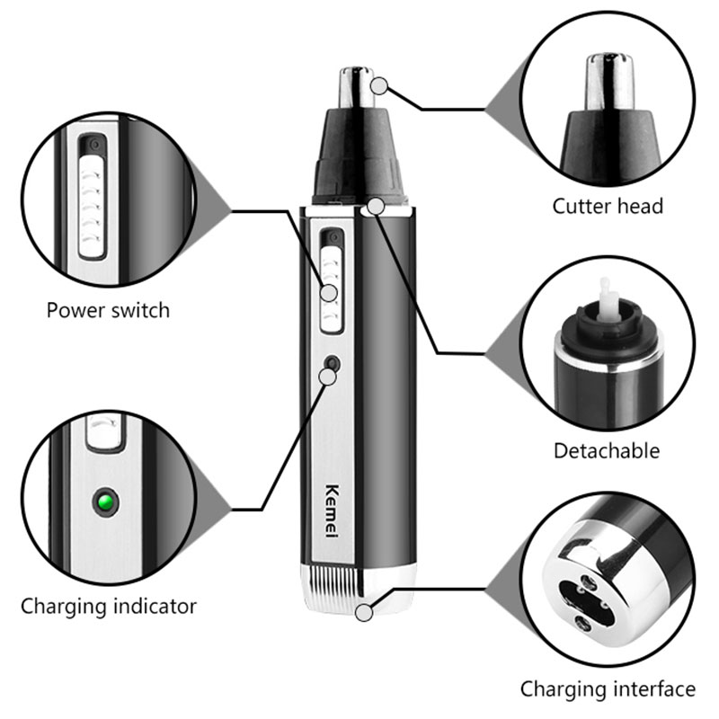 Keme-recortador de pelo de nar - Men'S Grooming Ear Hair reseña y precio