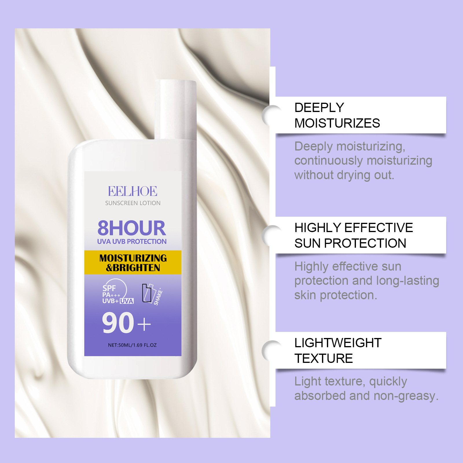 Crema Protectora Solar FPS 90+ - Face Moisturizer Spf reseña y precio